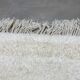 Beniouarain white wool carpet 160x260cm