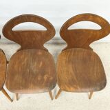 Lot de 4 chaises Fourmi de Baumann