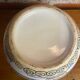 Antique Polychrome Ceramic Ball Vase Made in France Vintage