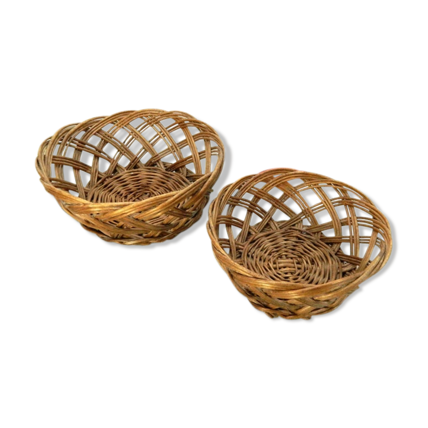 Pair of vintage bread baskets