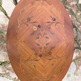 Pair of marquetry bedside tables