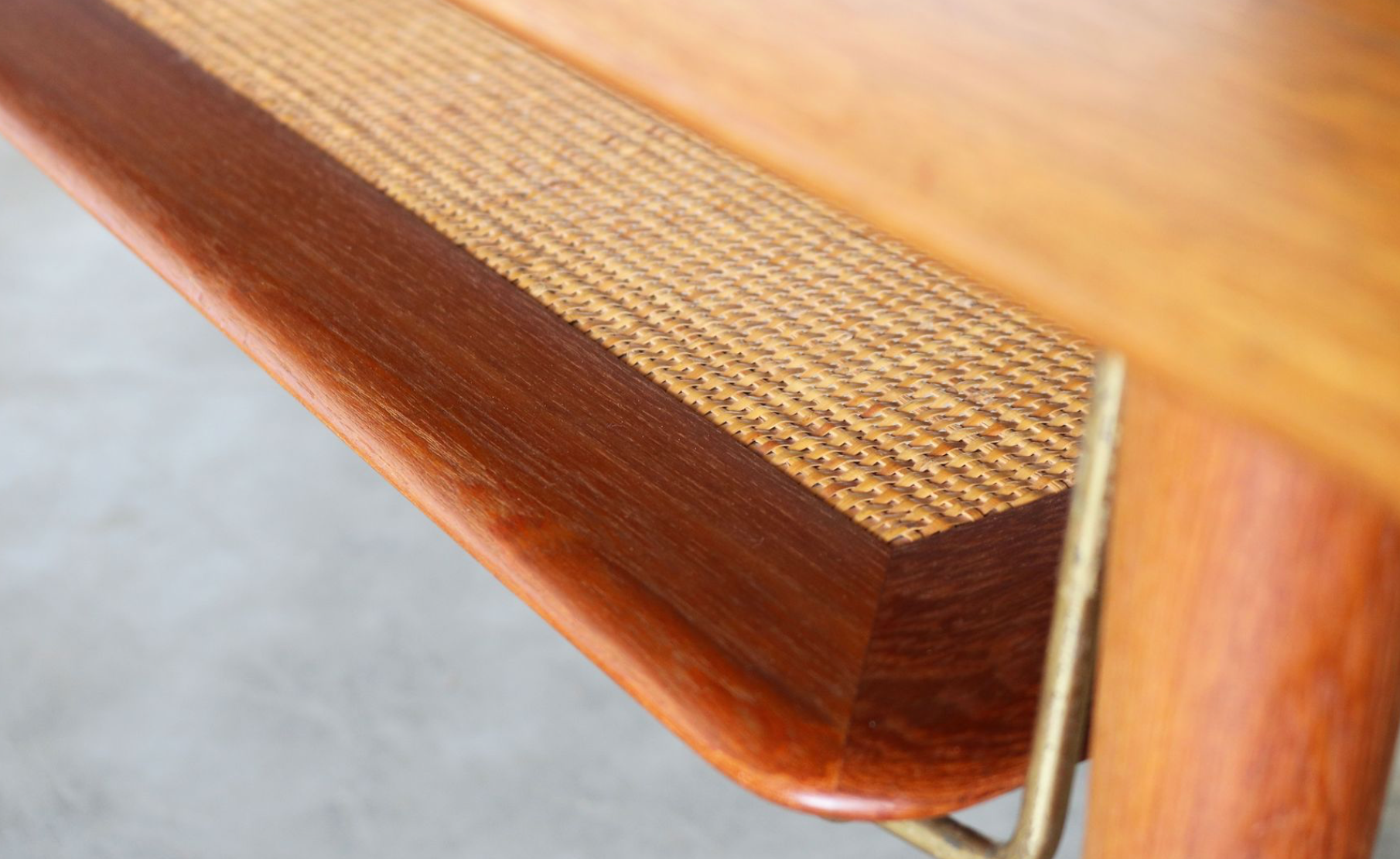 Teak FD 516 coffee table by Peter Hvidt - Orla M.Lgaard Nielsen for France - Son 1956