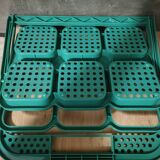 Vintage folding bottle holder