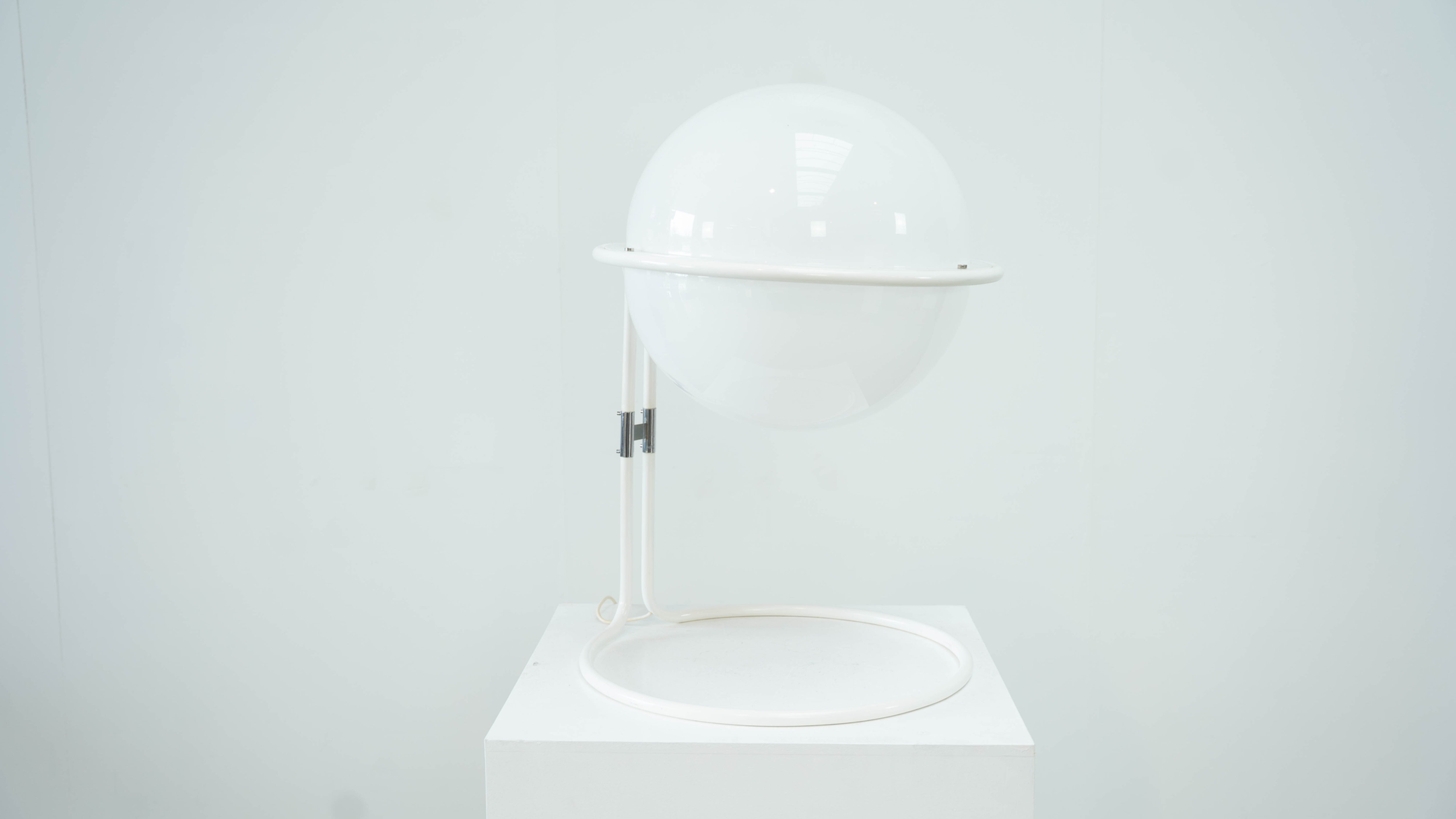 XL Italian globe floor lamp