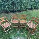 4 chaises pliantes pour enfant Thonet