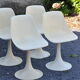 Chaises années 70 pied tulipe