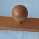 Wooden coat rack