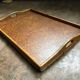 Large Art Deco wooden tray