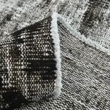 Black & gray antique handmade Turkish rug 259x175cm