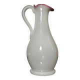 Opaline Pitcher Baccarat / Saint Louis 19th century