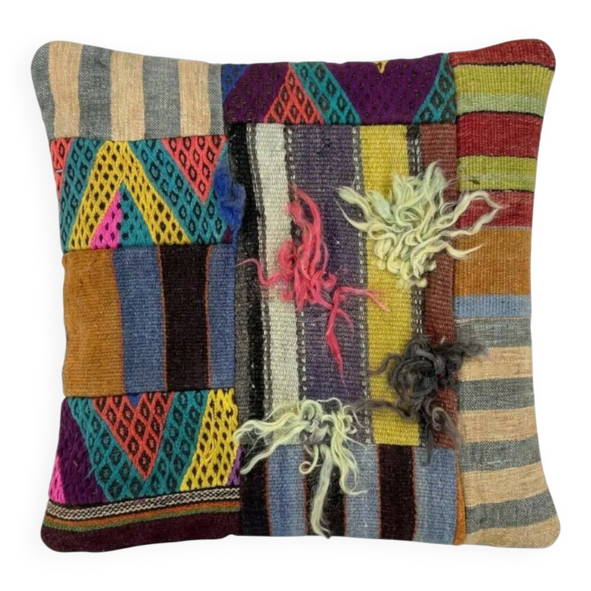 Vintage kilim cushion cover 51x51 cm