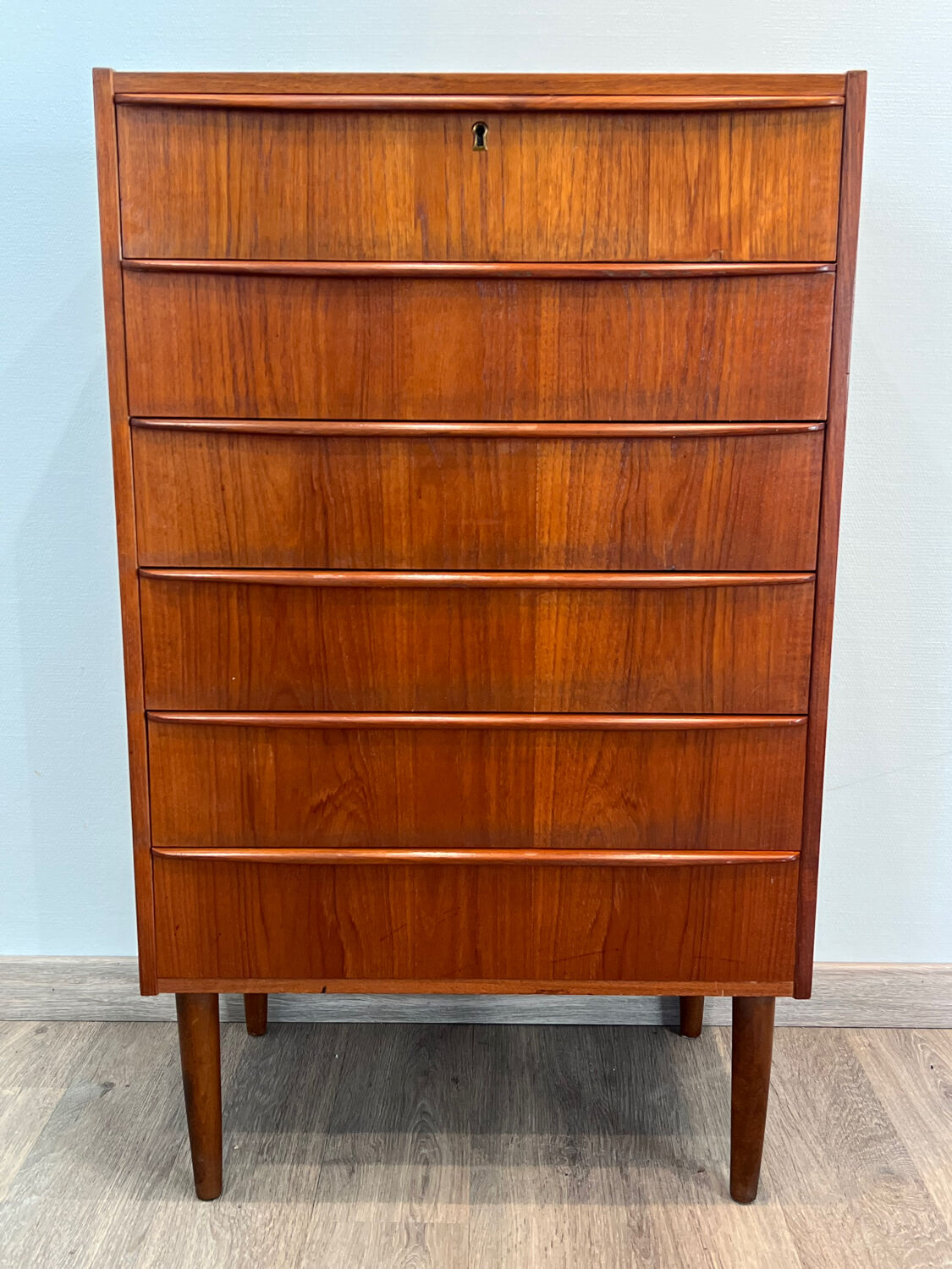 Scandinavian teak chest of drawers, Danish design from the 1950s/60s