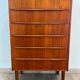 Scandinavian teak chest of drawers, Danish design from the 1950s/60s