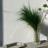 Octagonal silver-plated metal dish