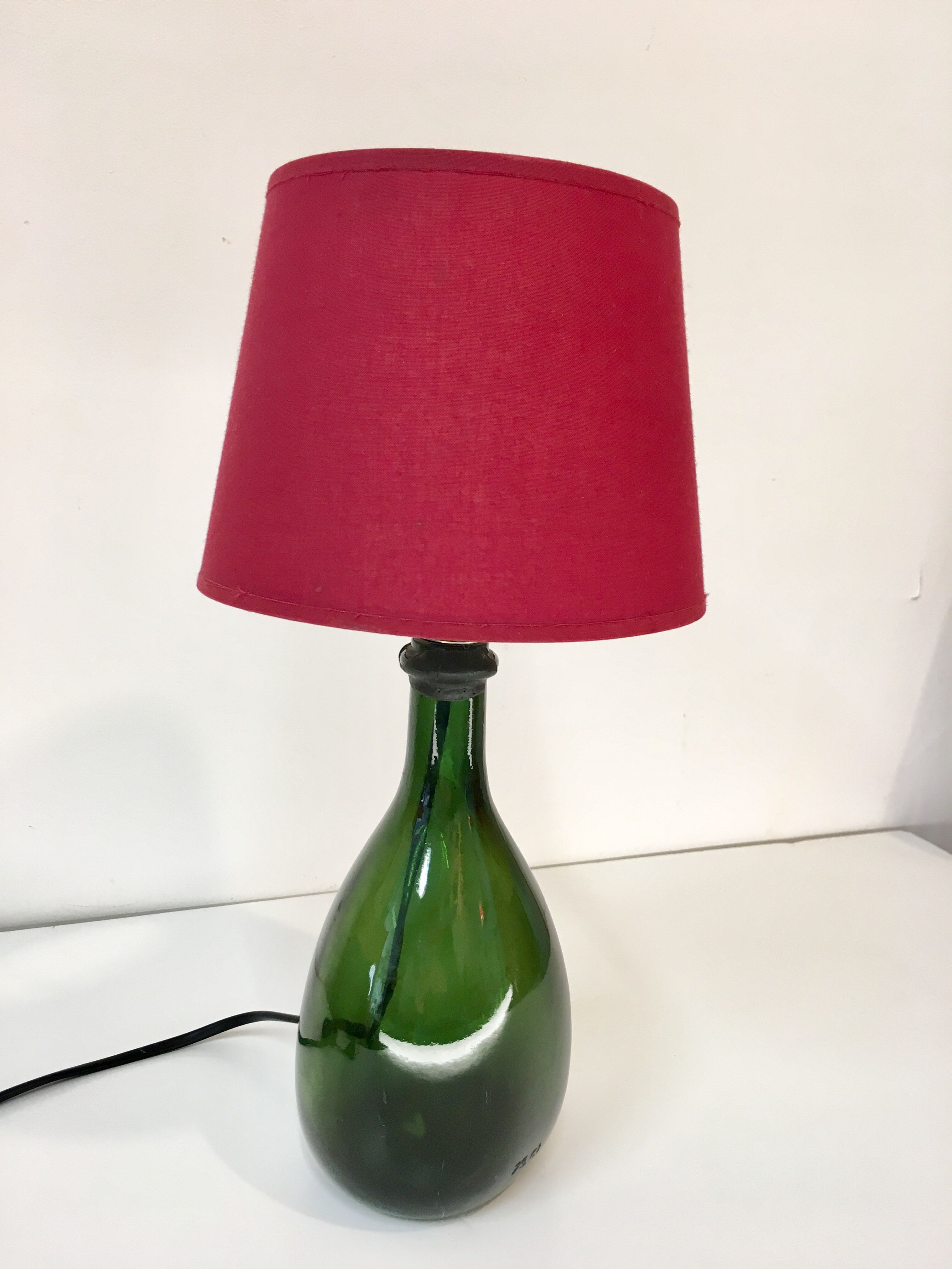 Lampe verre soufflé vintage