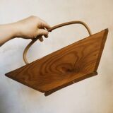 Wooden picking basket