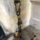 Lustre bronze massif 6 chandelles