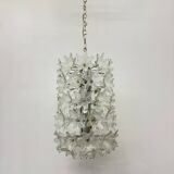 Spectacular Murano glass flower chandelier by Venini for VeArt, Italy 1970s