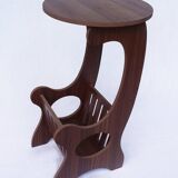 Wood End Table for Living Room | Wooden Sofa Side End Peg Table Side Table