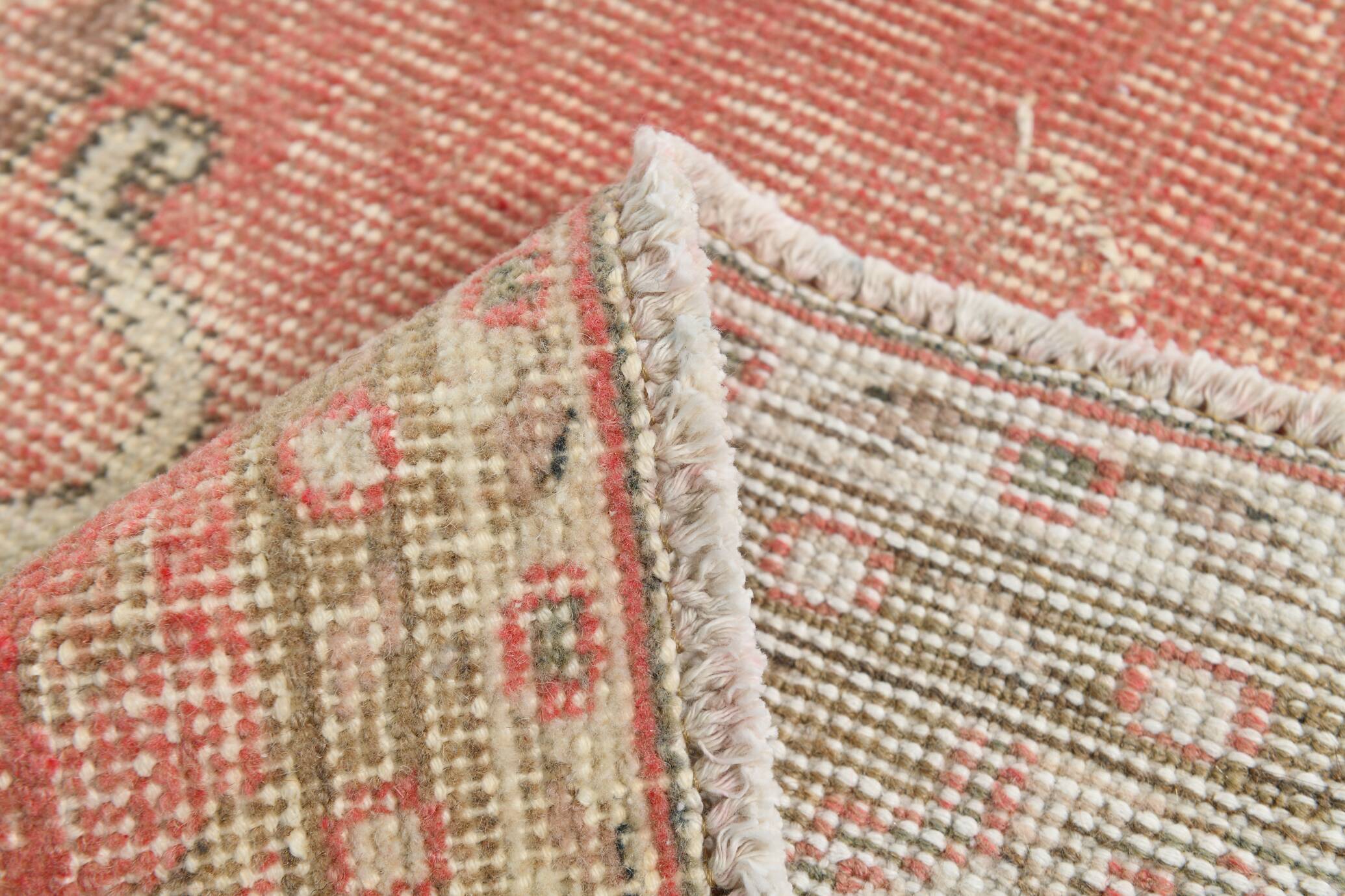 Turkish Red & Beige Oriental Rug, 173x278Cm