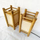 Pair of bamboo lamps
