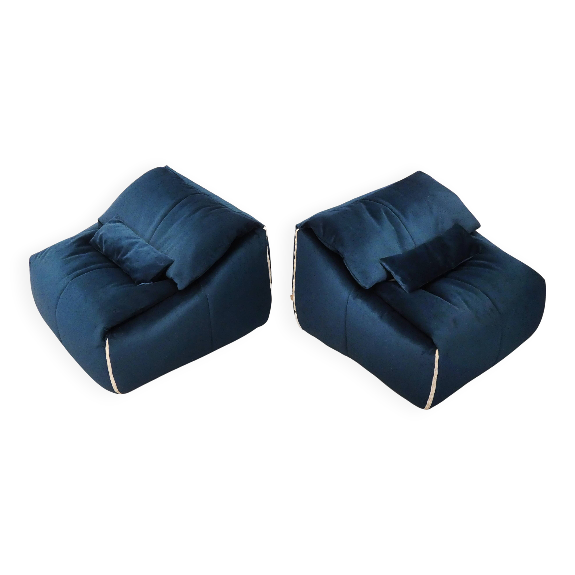 Plumy armchairs - Annie Hiéronimus for Cinna