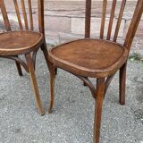 Pair of Baumann bistro chairs