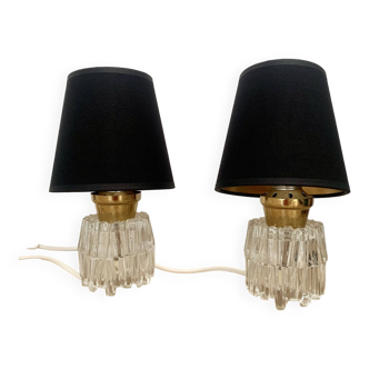 Pair of bedside lamps, 1970