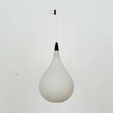 Lampe à Suspension Opaline par Uno et Östen Kristiansson