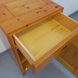 Charlotte Perriand selection Les Arcs vintage pine storage unit from the 60s and 70s