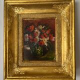 Painting: oil on panel Still life