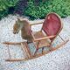 Child rocking horse wooden