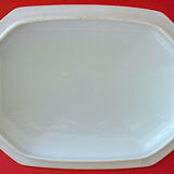 Porcelain vegetable with floral decoration