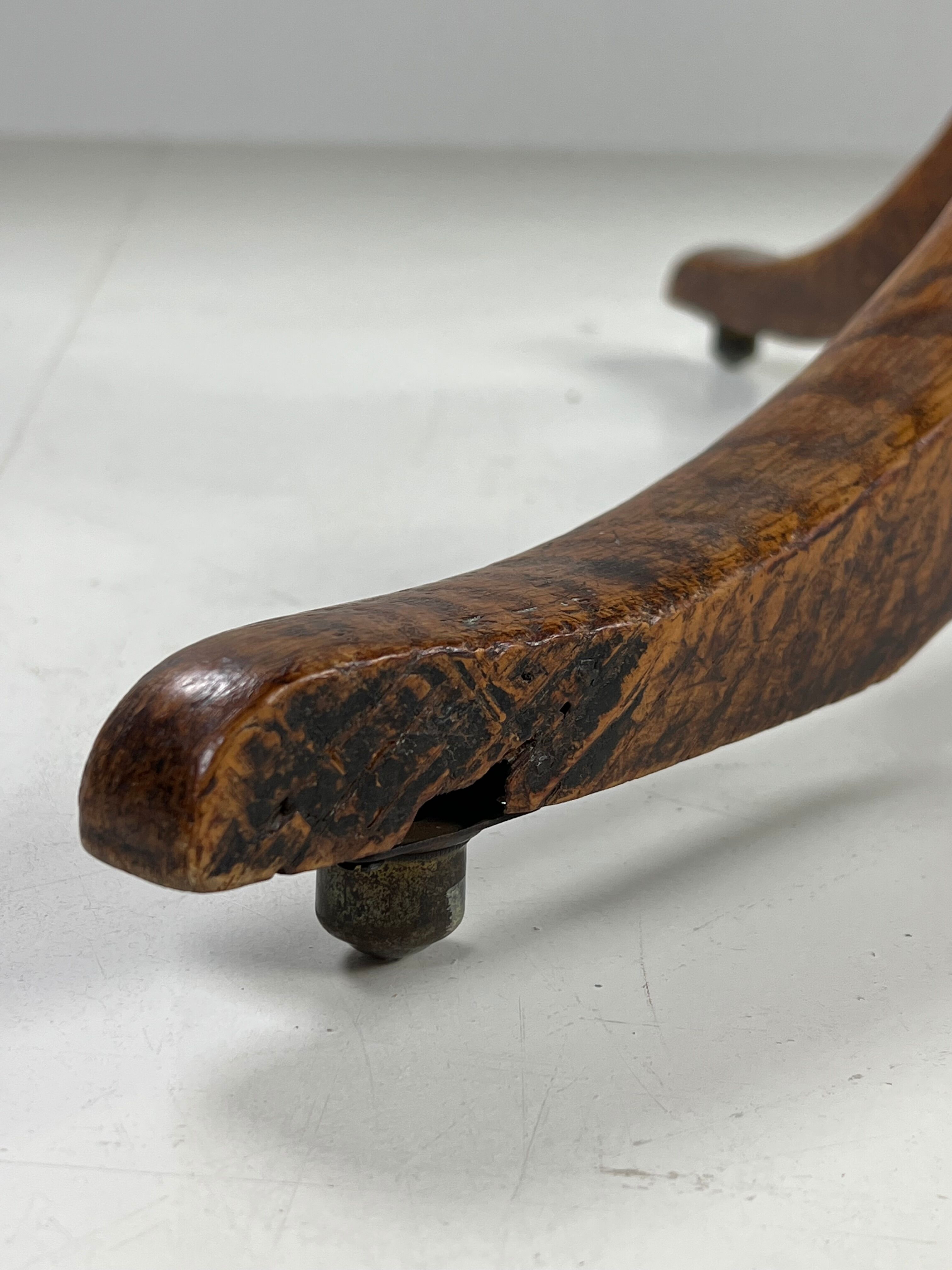 Antique English tilt top table