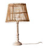 Vintage wooden table lamp