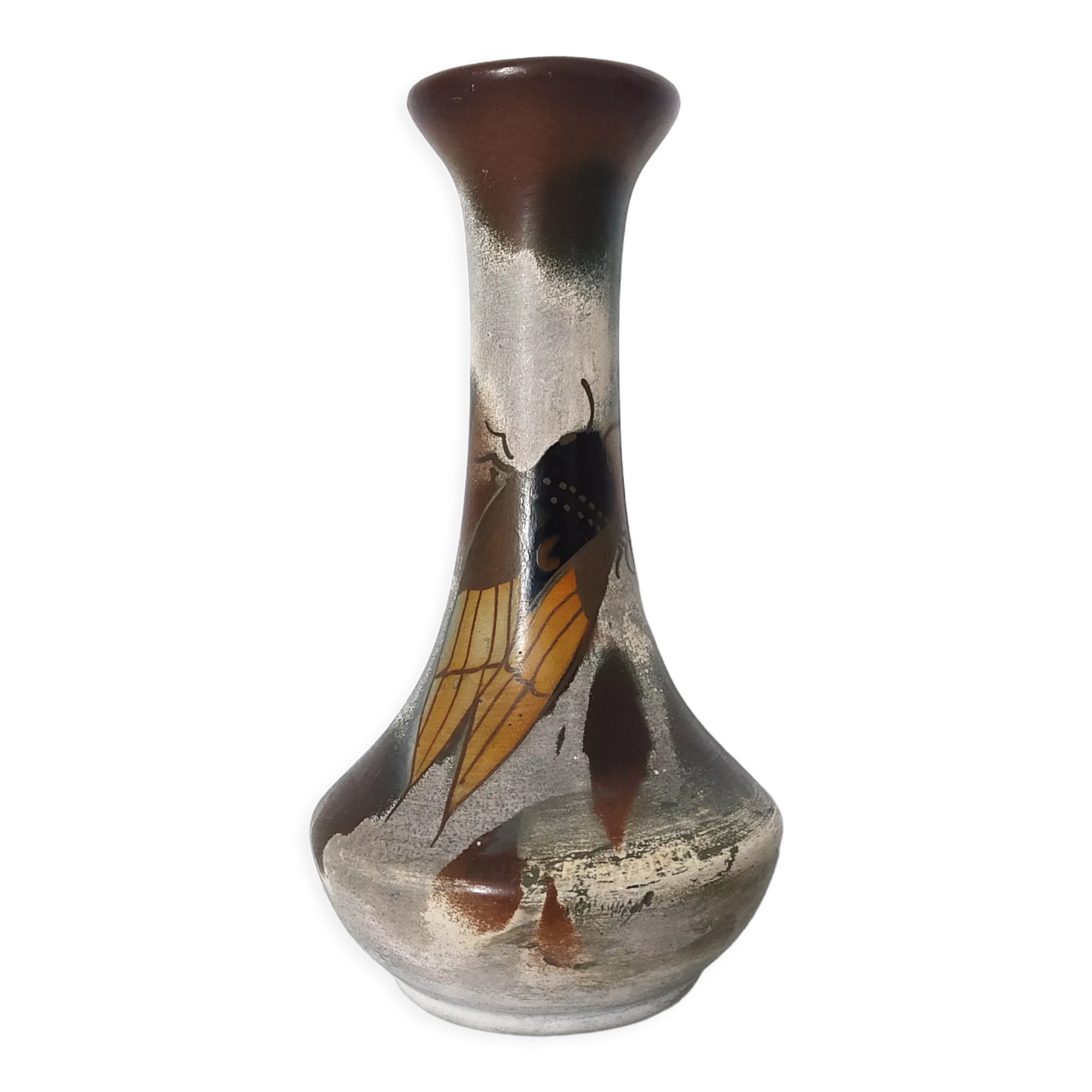 Cicada ceramic vase