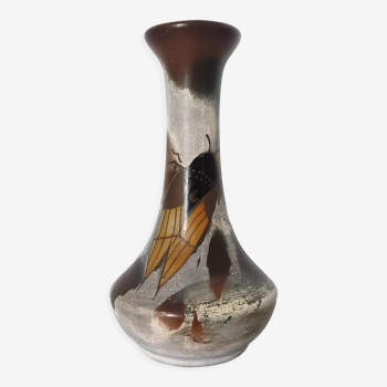 Cicada ceramic vase