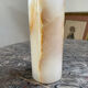 Vase vintage en onyx 1970