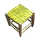 Yellow leather tab