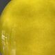 Vintage half globe pendant light in green opaline, imitation teak elements, 50s/60s