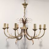 Lustre ananas en laiton à 8 lumières