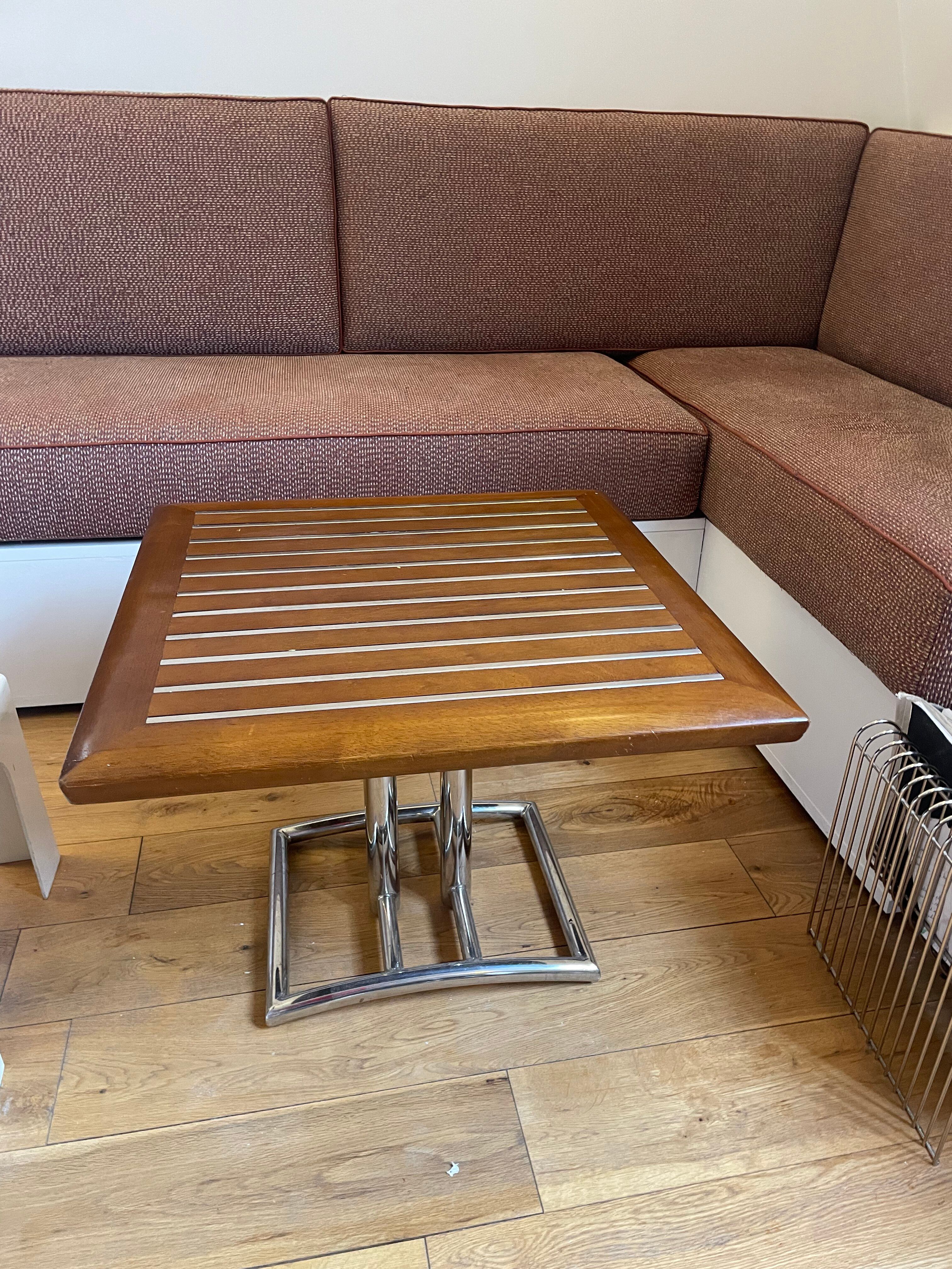Side table / square coffee table - Riviera - Anne de Bejarry