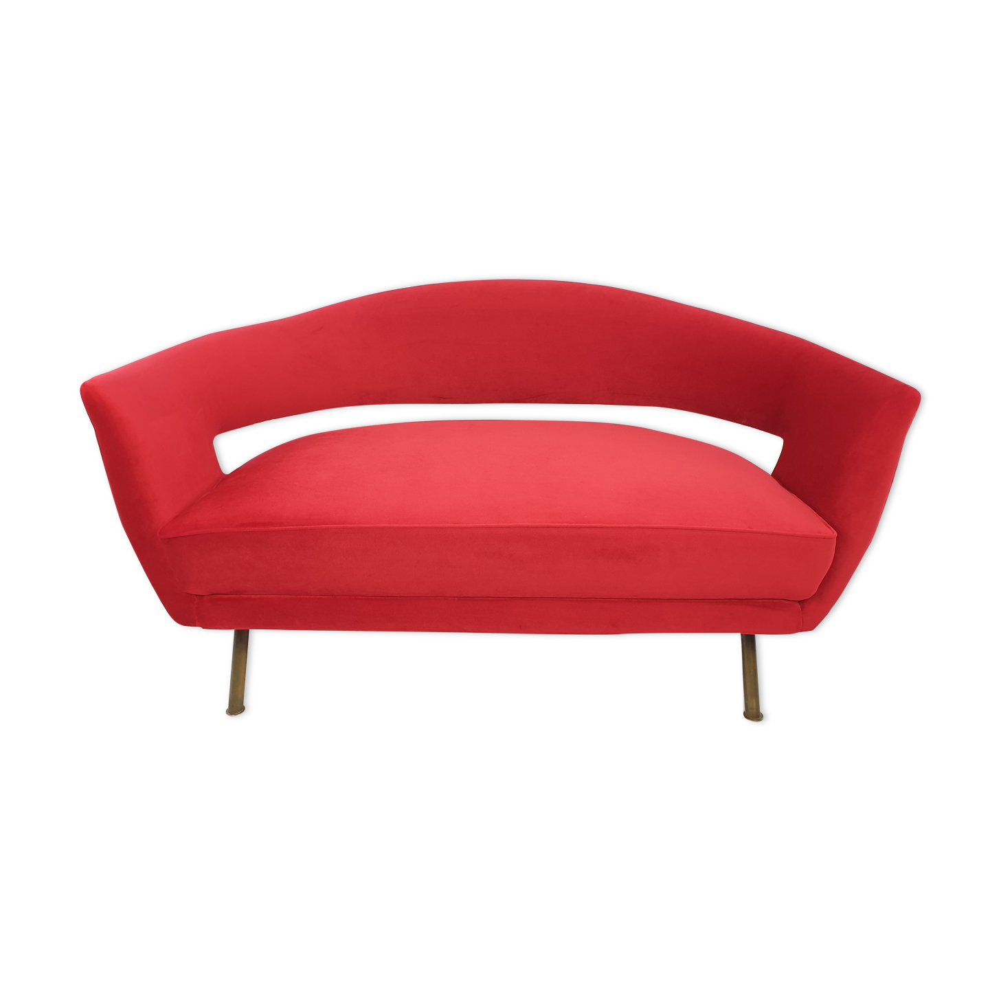 Mid Century Italian Sofa by Lenzi Nello 1954