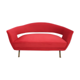 Mid Century Italian Sofa by Lenzi Nello 1954