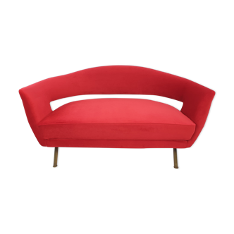 Mid Century Italian Sofa by Lenzi Nello 1954