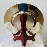 Petrossian silver-plated metal dish, hallmarked, France