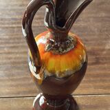 Vallauris ceramic soliflore vase H 37 cm