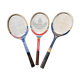 Série de 3 raquettes en bois vintage