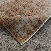 5x8 brunt orange floral vintage rug, 151x244cm