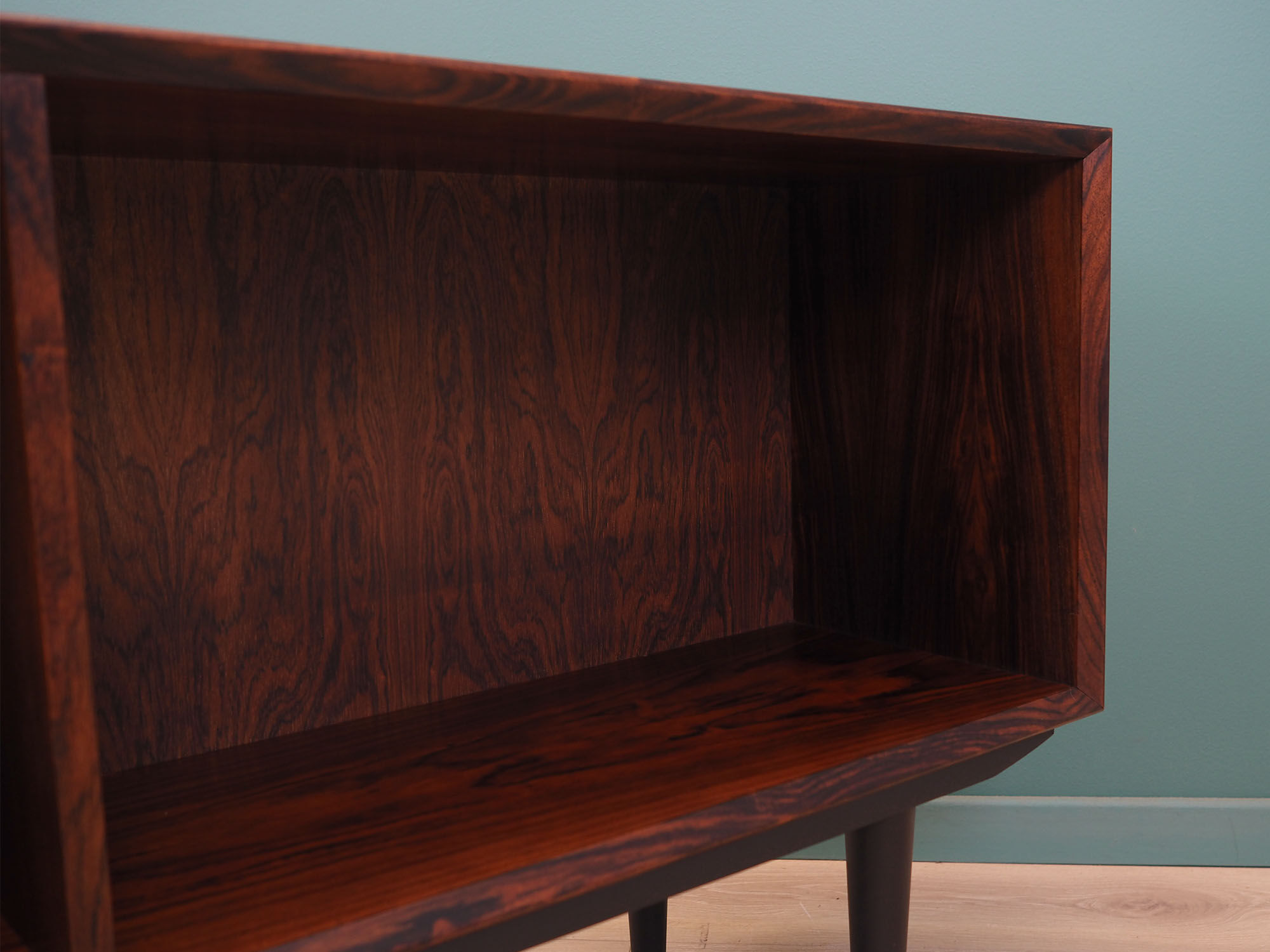 Rosewood bookcase, Danish design, 1970s, manufactured by Brouer Møbelfabrik